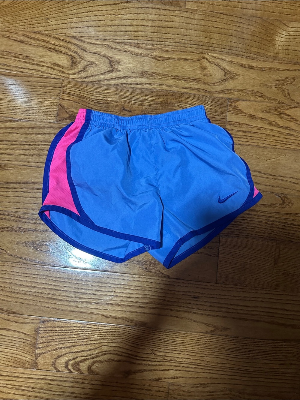Nike kids Blue Shorts with Pink Accent size 6